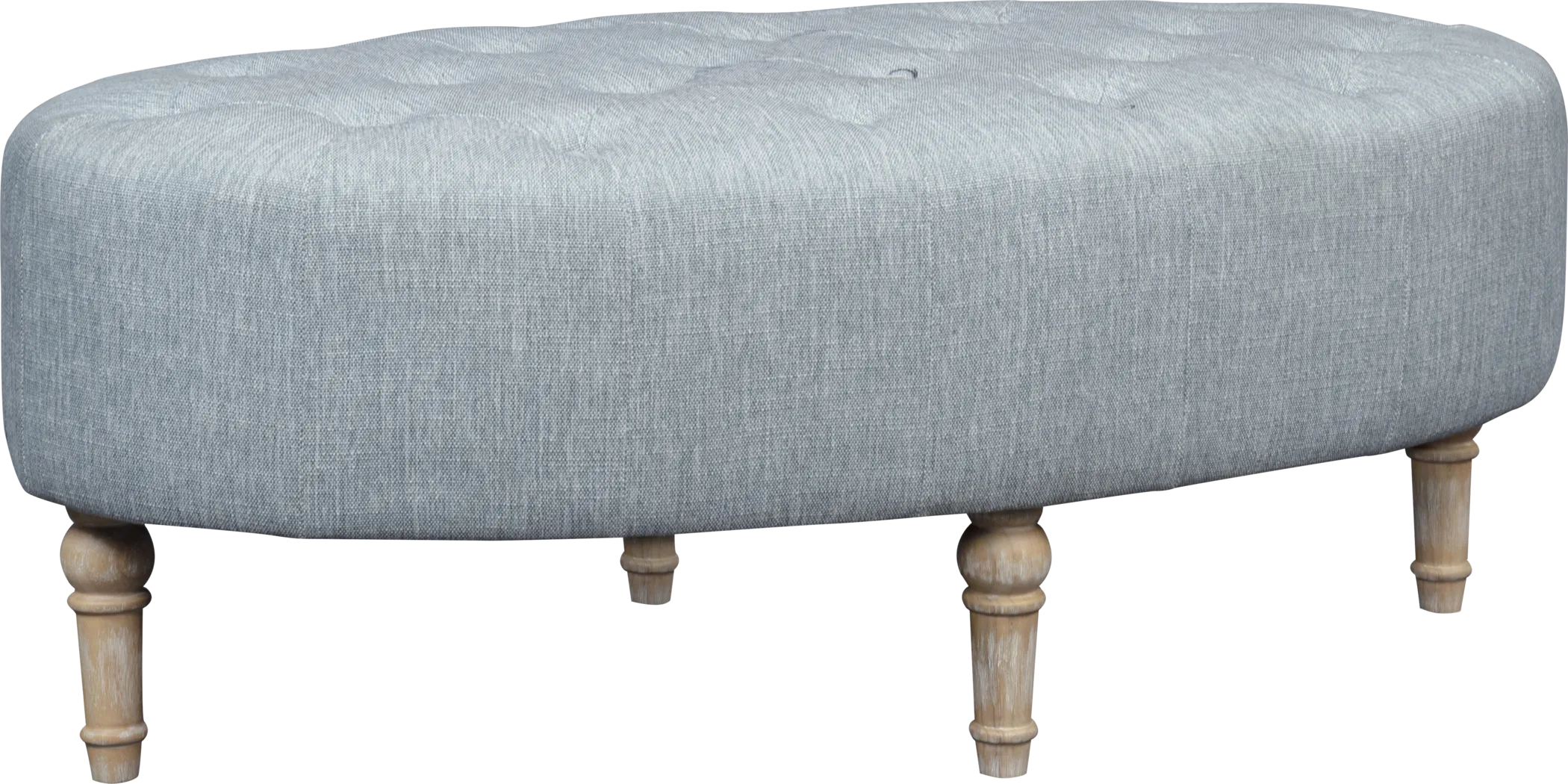 Noelle Sage Green Cocktail Ottoman - Thumbnail - Image 1