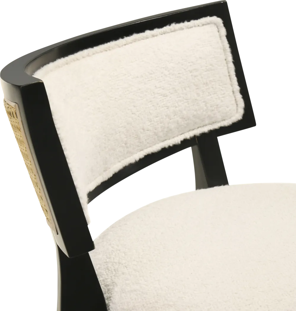 Ridgemark White Swivel Barstool - Thumbnail - Image 4