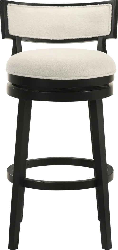 Ridgemark White Swivel Barstool - Thumbnail - Image 6