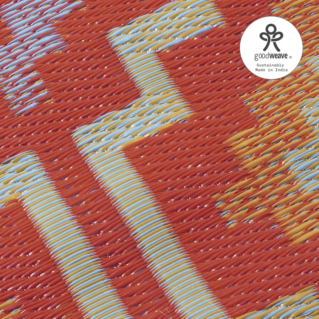 Nofezi Orange 8' x 10' Indoor/Outdoor Rug - Thumbnail - Image 5