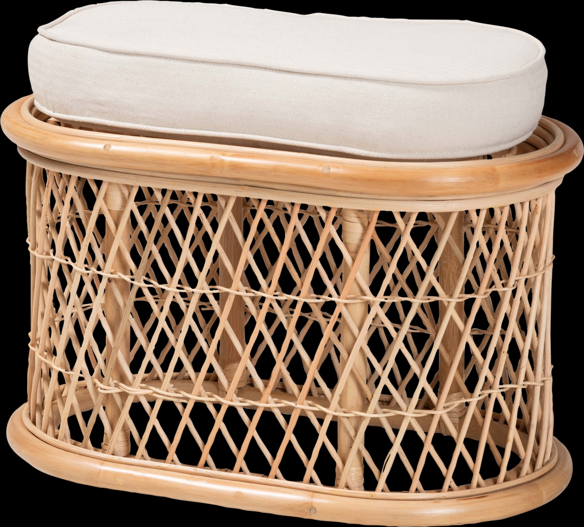 Nofftz Brown Ottoman - Thumbnail - Image 1