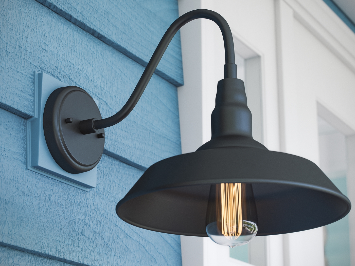 Nogales Black Outdoor Small Wall Sconce - Thumbnail - Image 6