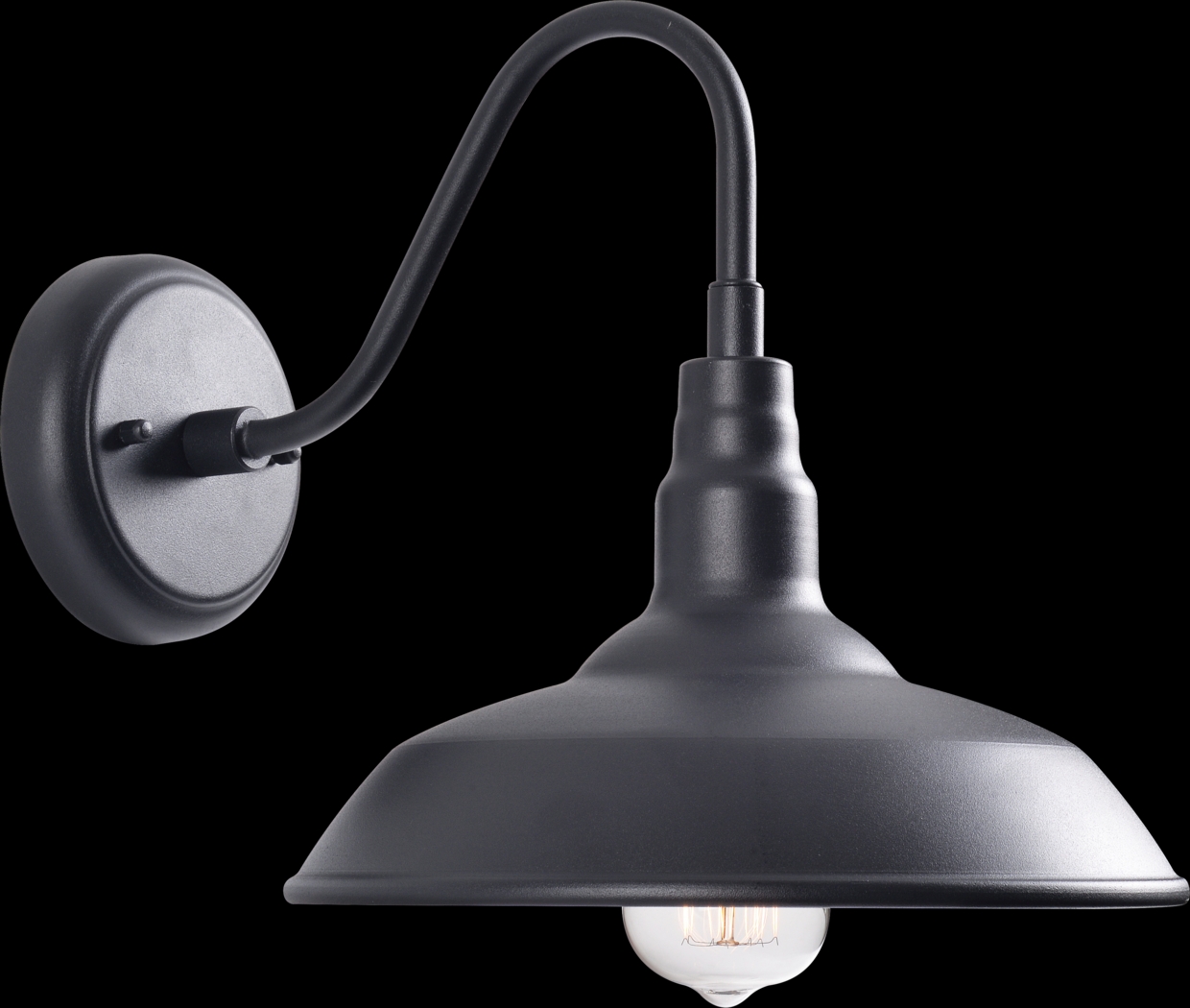 Nogales Black Outdoor Small Wall Sconce - Thumbnail - Image 1