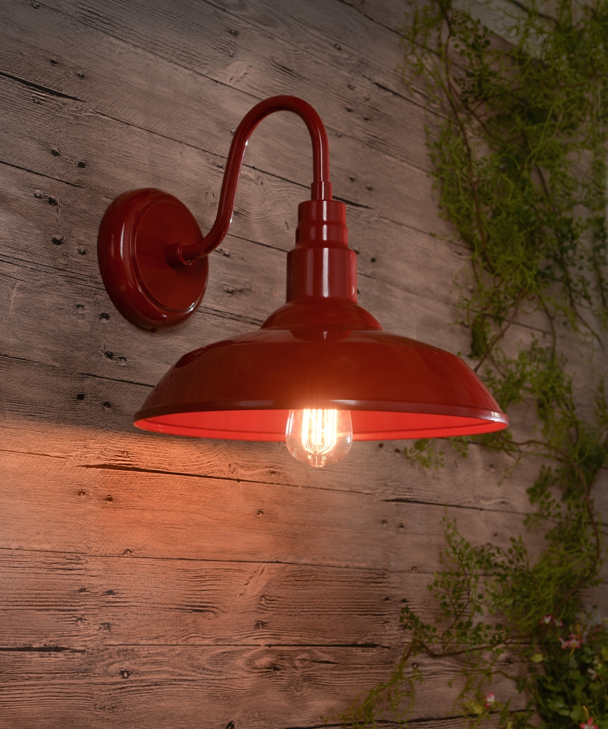 Nogales Red Outdoor Large Wall Sconce - Thumbnail - Image 3