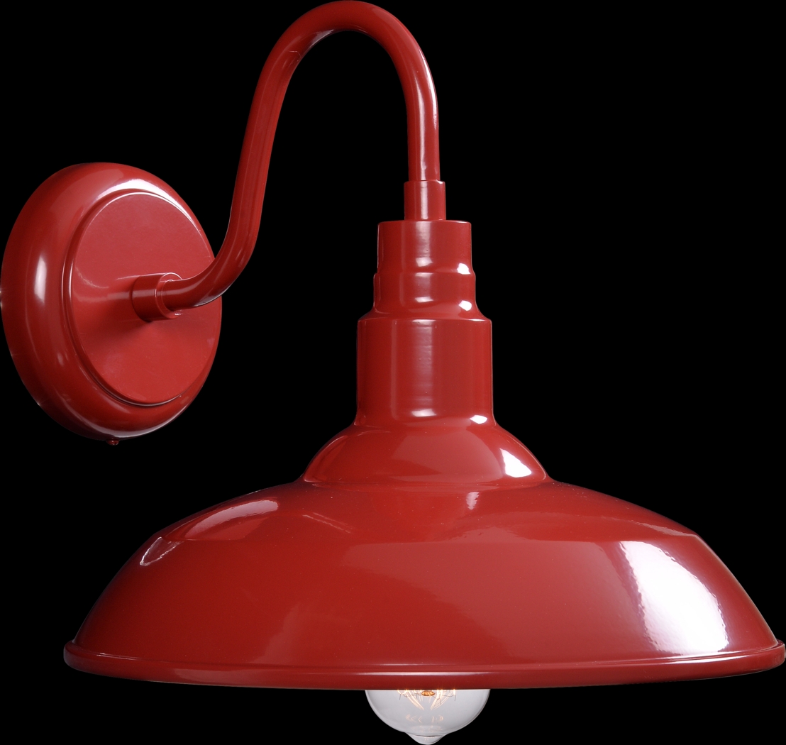 Nogales Red Outdoor Large Wall Sconce - Thumbnail - Image 1