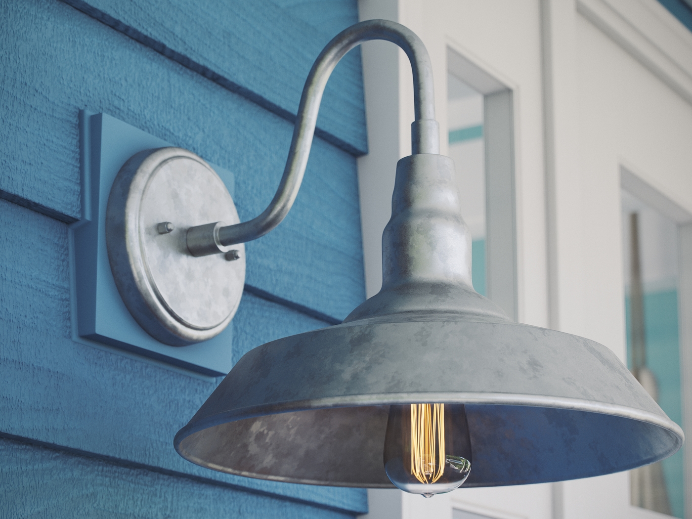 Nogales Silver Outdoor Large Wall Sconce - Thumbnail - Image 6