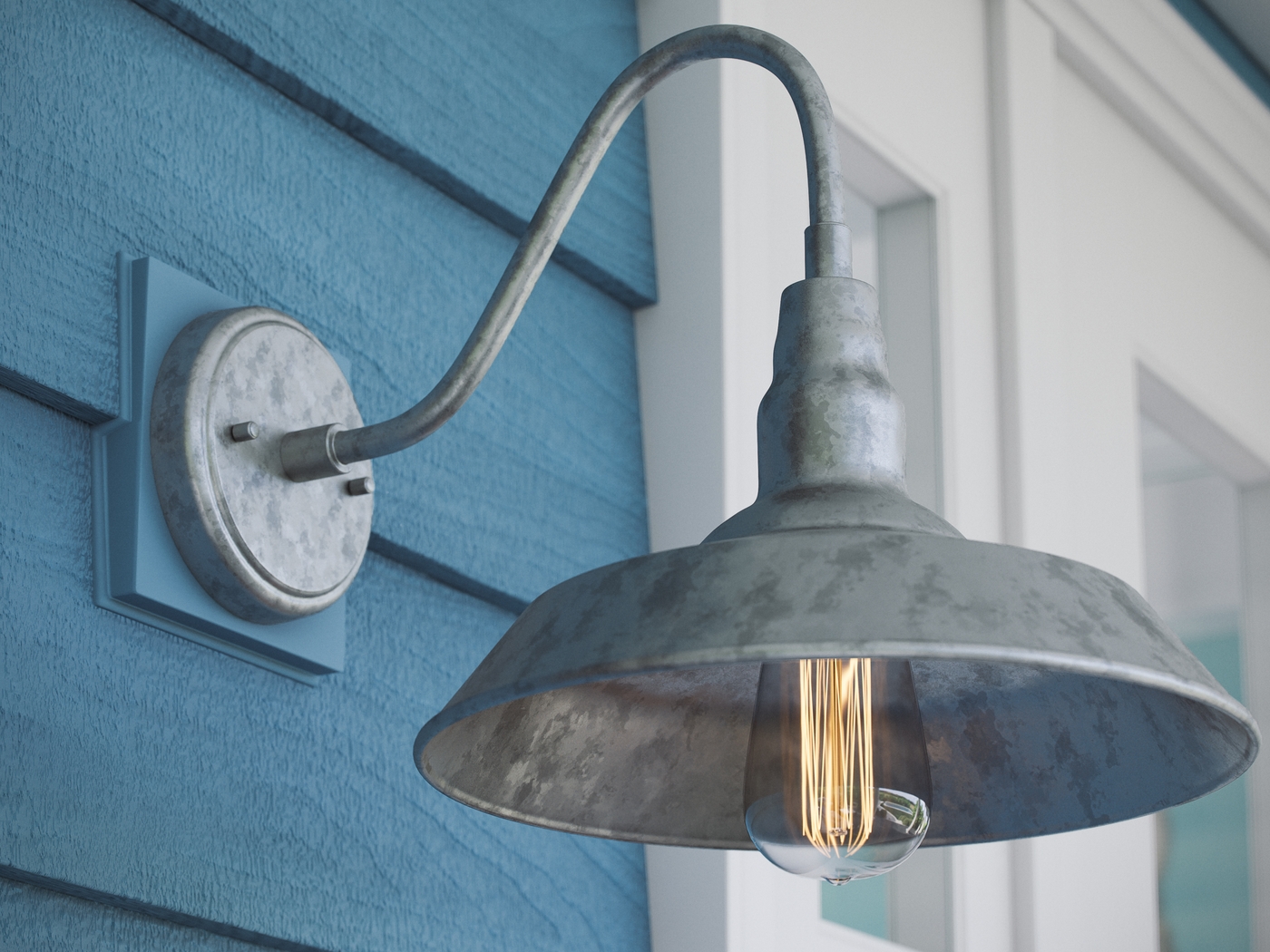 Nogales Silver Outdoor Small Wall Sconce - Thumbnail - Image 6