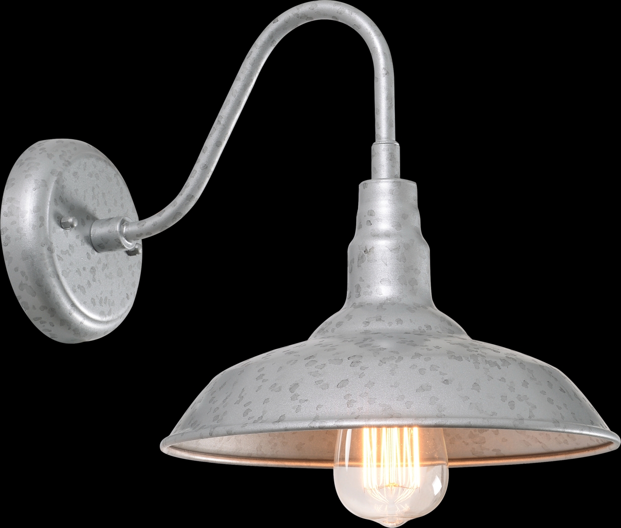 Nogales Silver Outdoor Small Wall Sconce - Thumbnail - Image 1