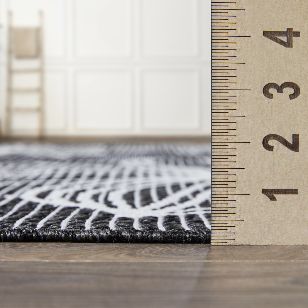 Noha Gray 5'3 x 7' Indoor/Outdoor Rug - Thumbnail - Image 5