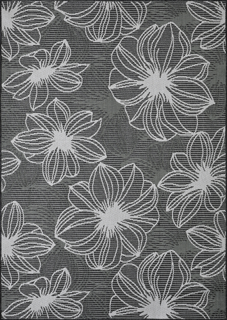Noha Gray 5'3 x 7' Indoor/Outdoor Rug - Thumbnail - Image 9