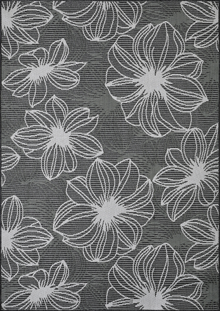 Noha Gray 5'3 x 7' Indoor/Outdoor Rug - Thumbnail - Image 1