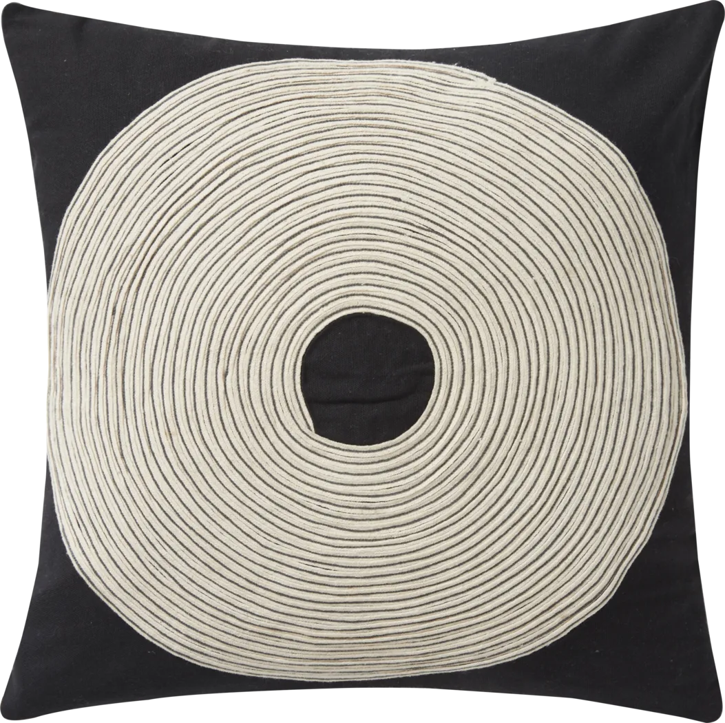 Noir Black Accent Pillow - Thumbnail - Image 1