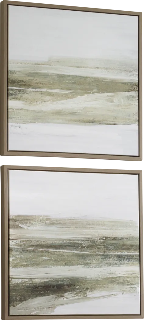 Noklu Green Artwork, Set of 2 - Image 5