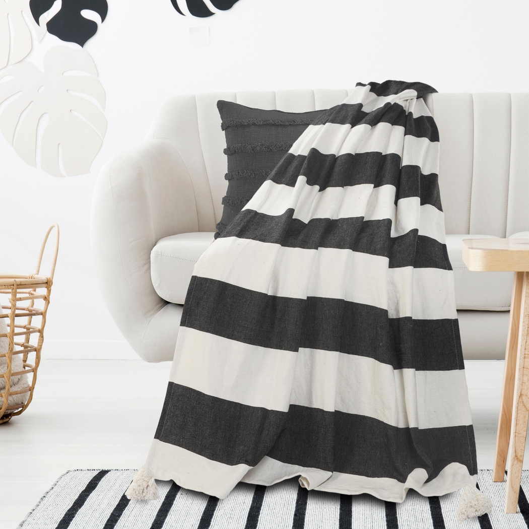 Nokodes Black Throw Blanket - Thumbnail - Image 2