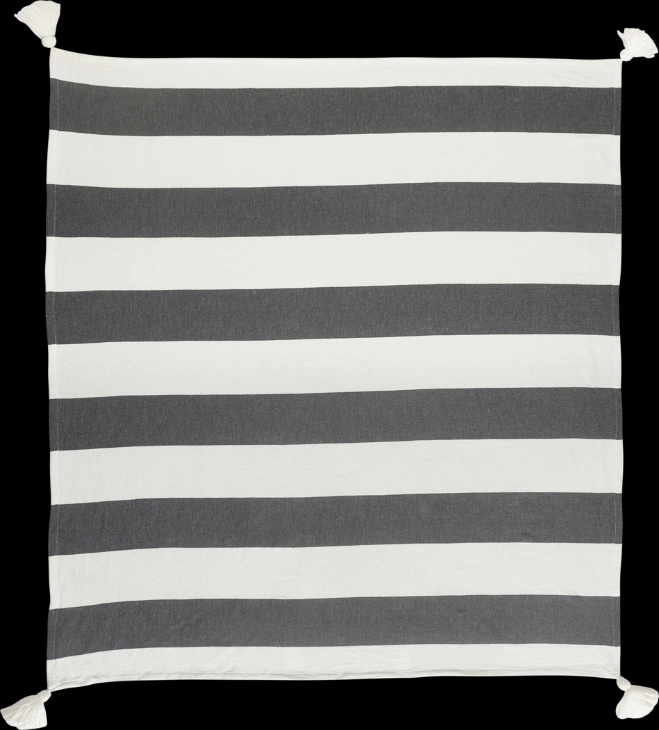 Nokodes Black Throw Blanket - Thumbnail - Image 1
