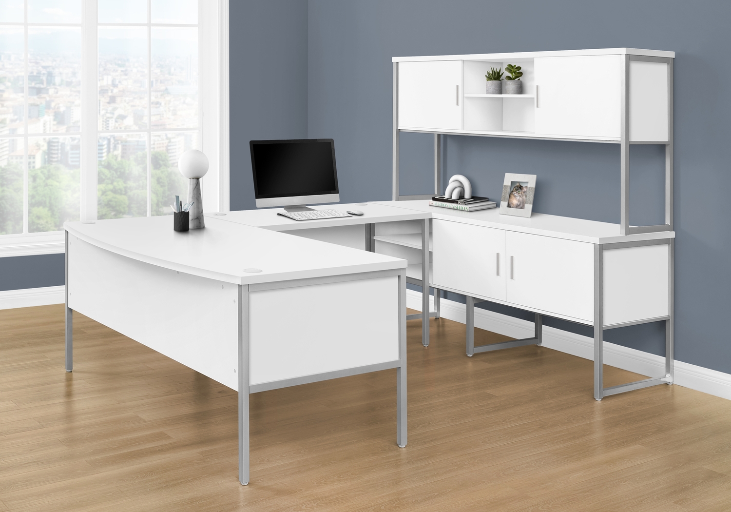 Nokulsi White Desk - Thumbnail - Image 3
