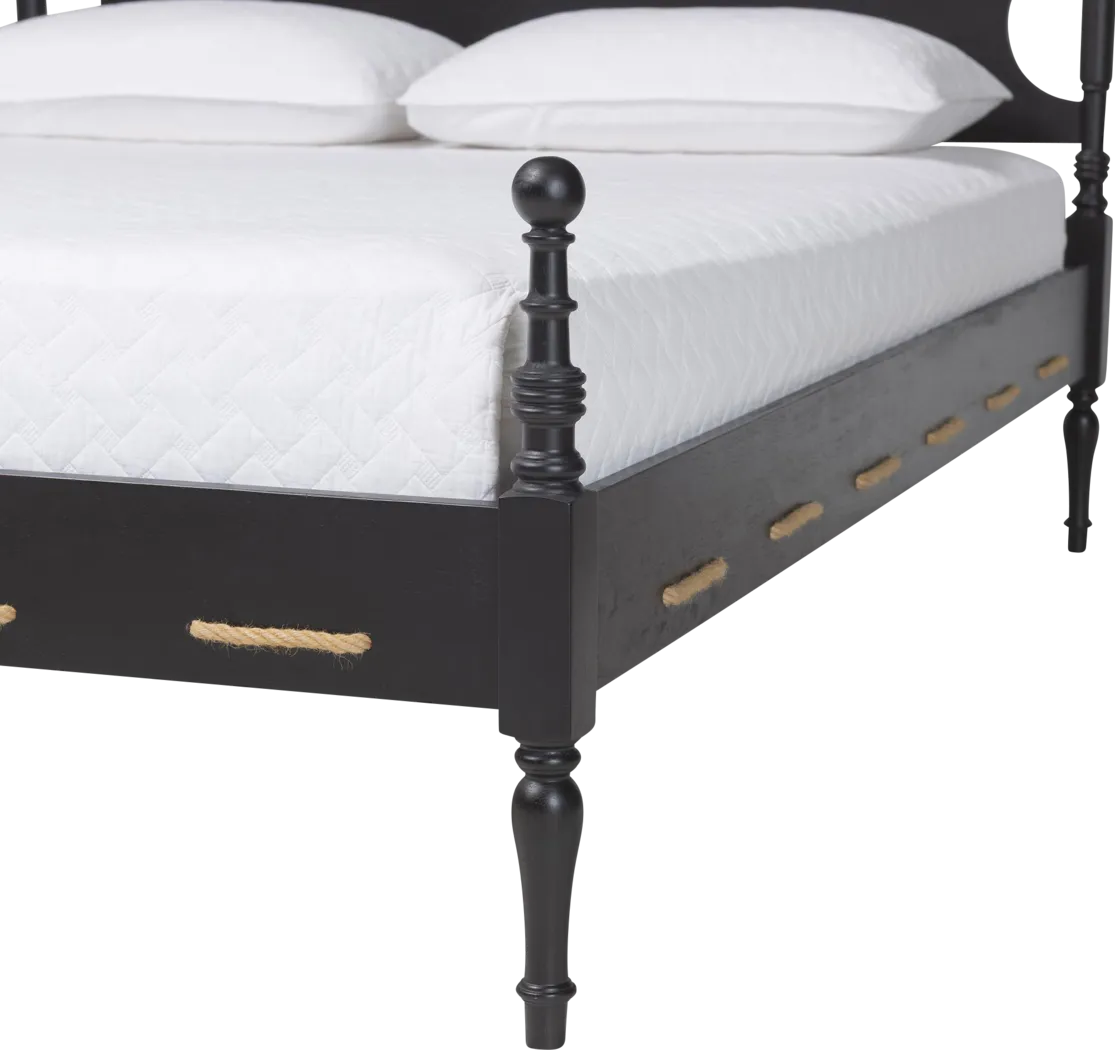 Nolev Black Queen Platform Bed - Image 2