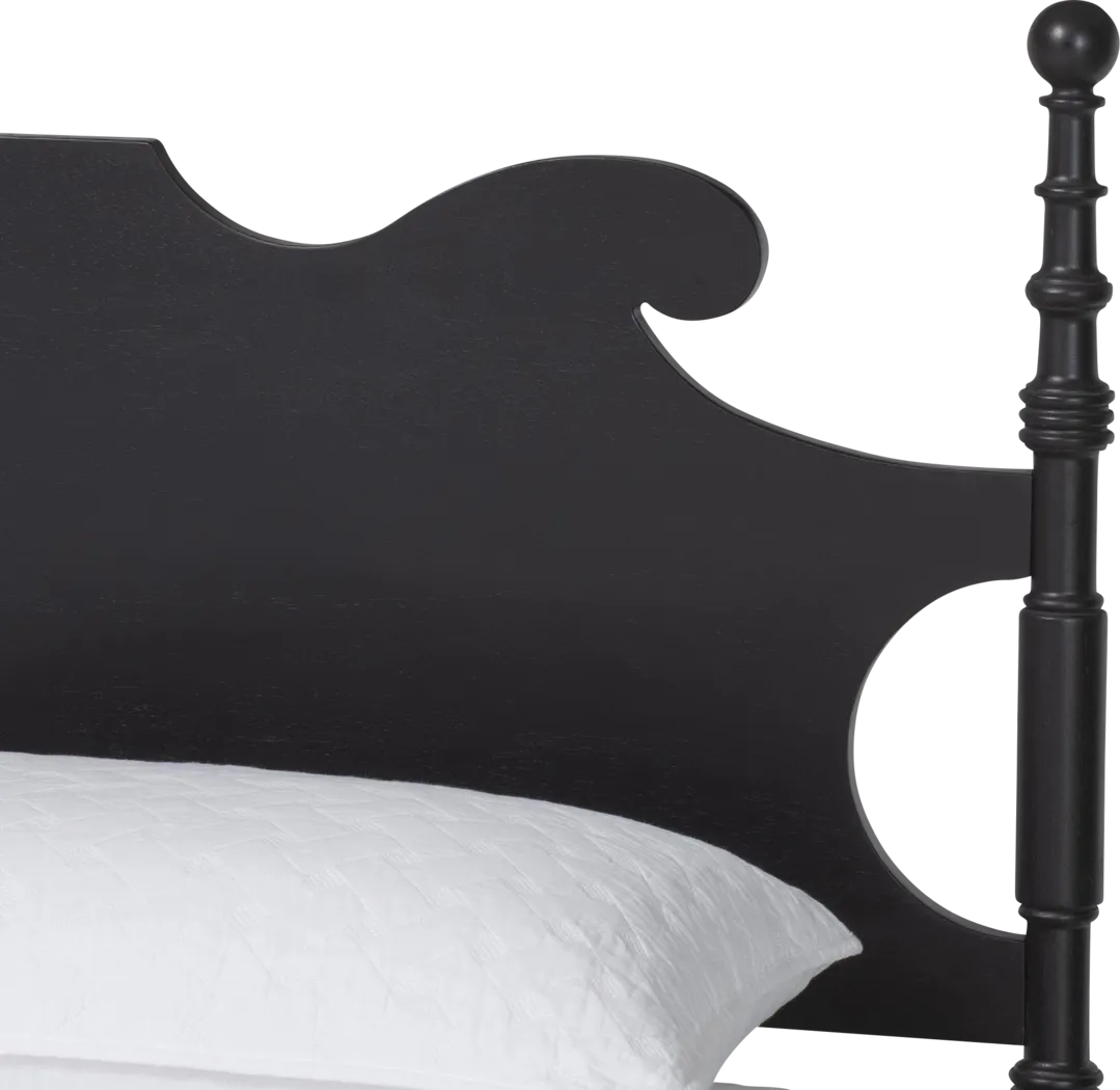 Nolev Black Queen Platform Bed - Image 4