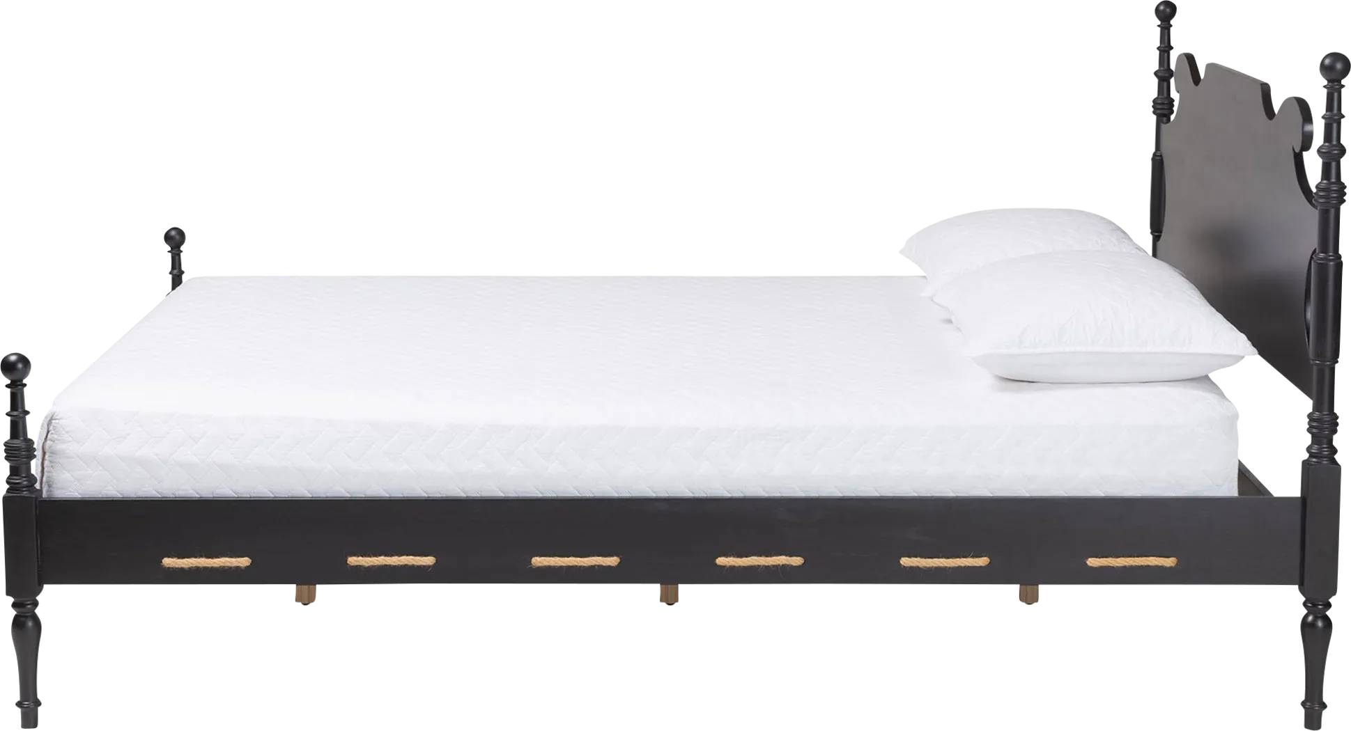 Nolev Black Queen Platform Bed - Image 7