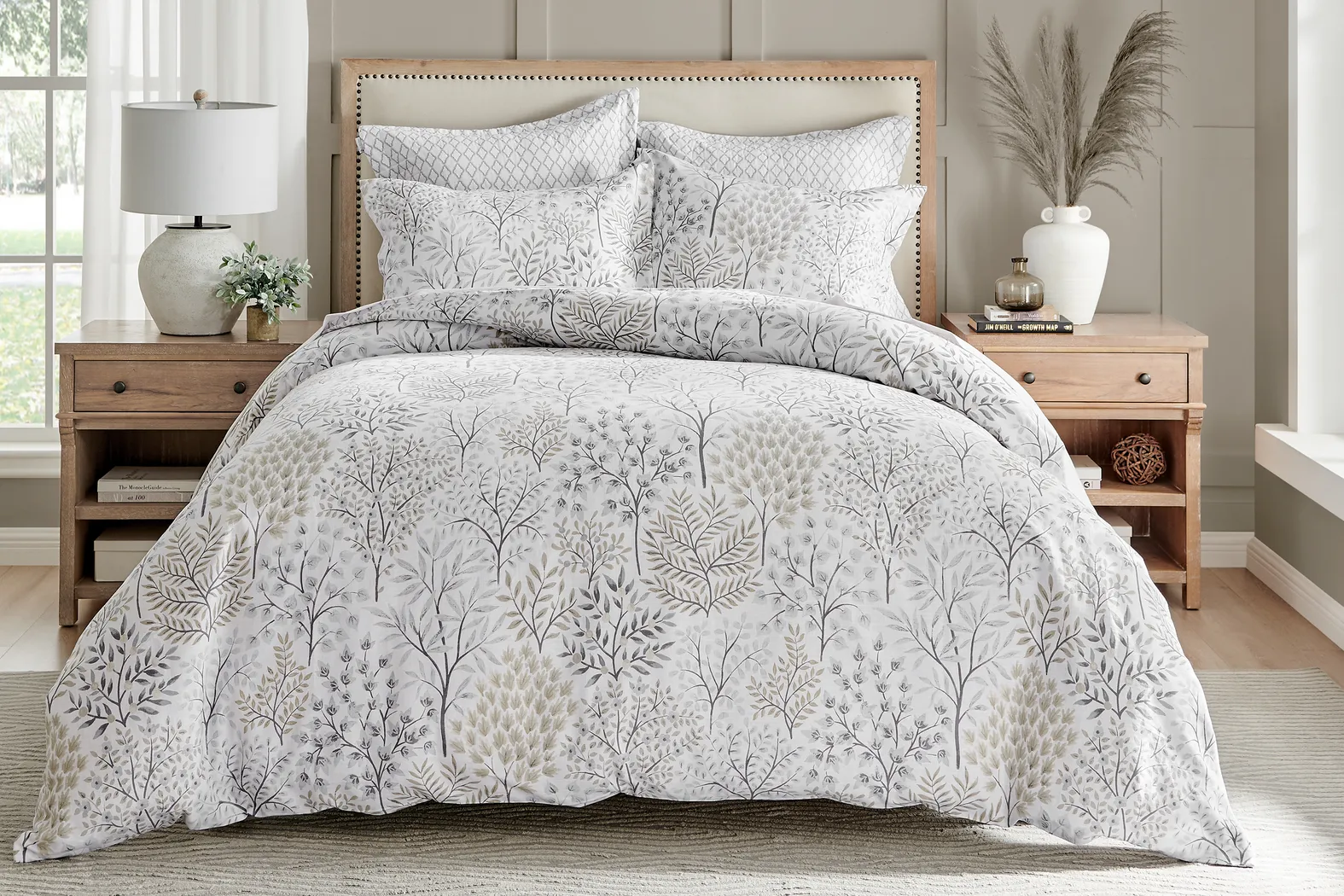 Nomalu Cream 3 Pc Full/Queen Comforter Set - Thumbnail - Image 1