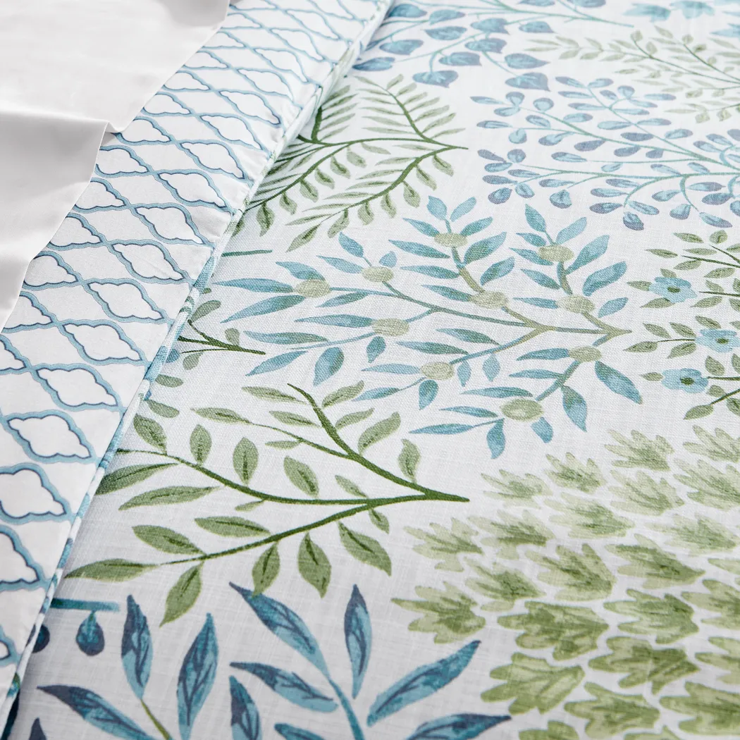 Nomalu Green 3 Pc Full/Queen Duvet Set - Thumbnail - Image 5