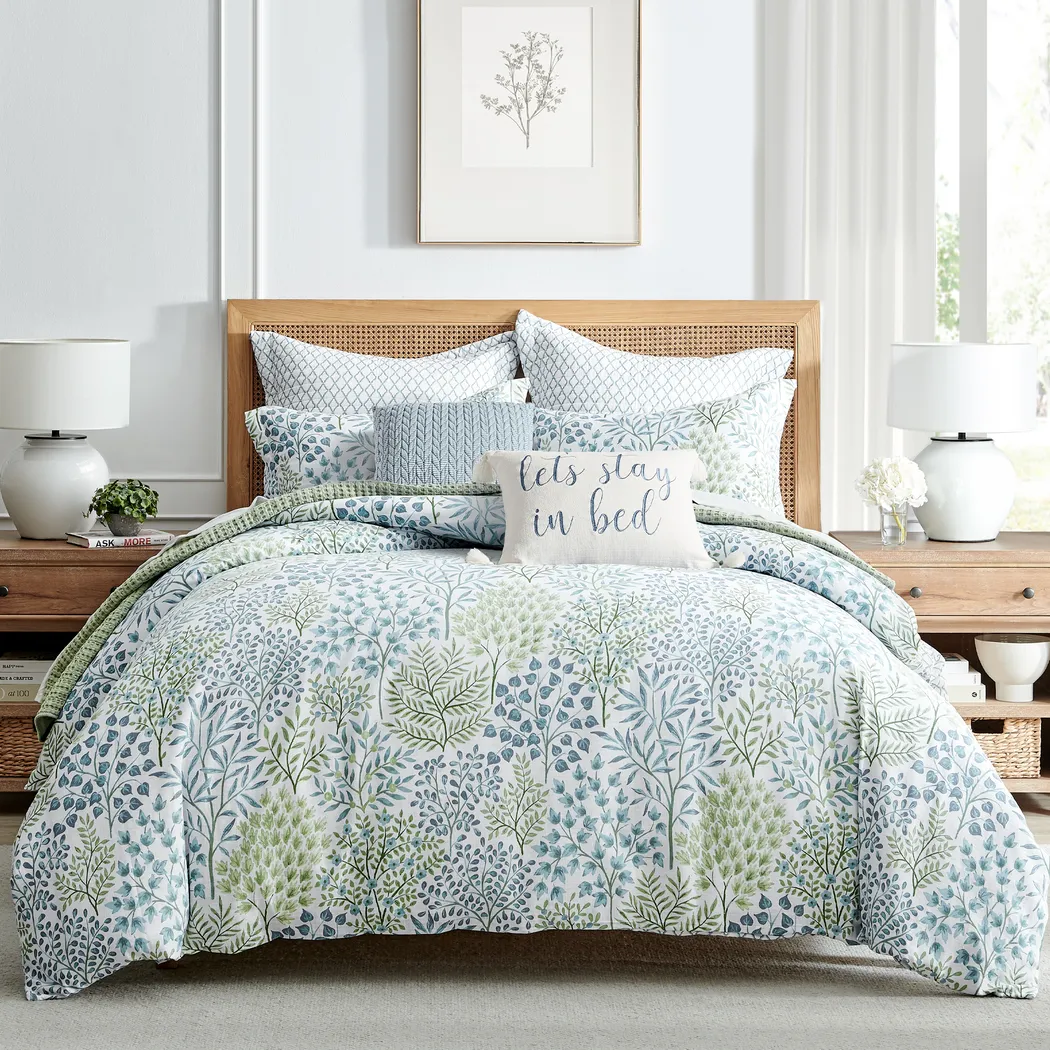 Nomalu Green 3 Pc King Comforter Set - Thumbnail - Image 3