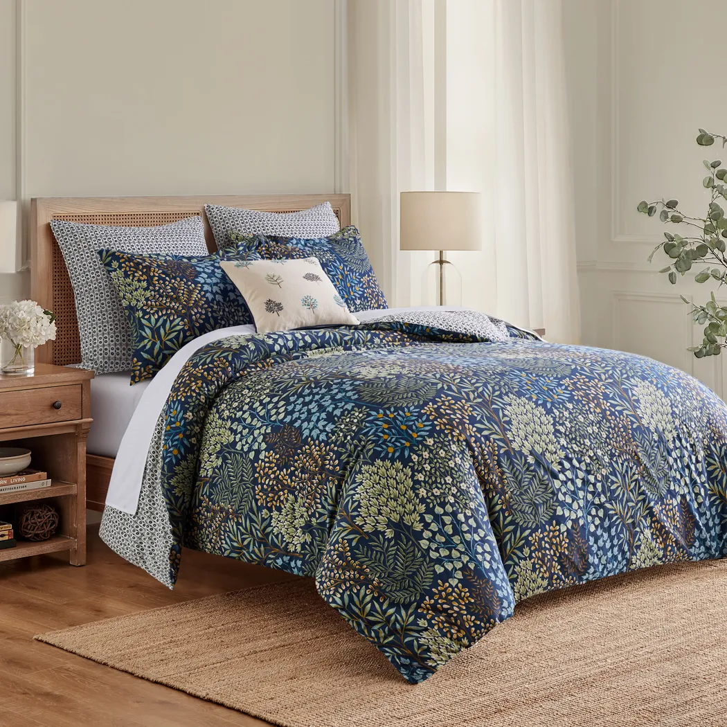 Nomalu Navy 3 Pc King Duvet Cover Set - Thumbnail - Image 3