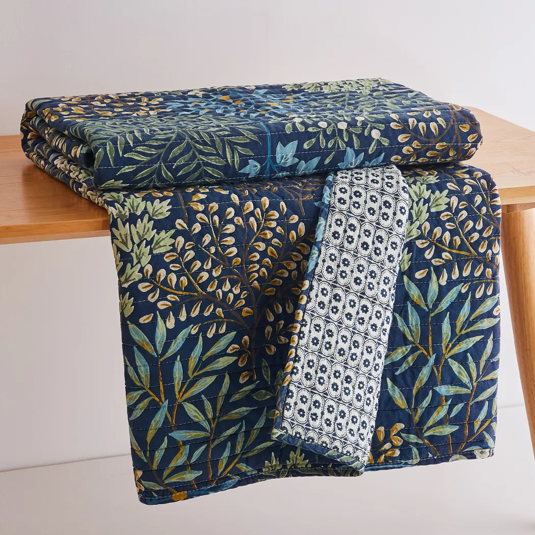 Nomalu Navy Throw Blanket - Thumbnail - Image 4