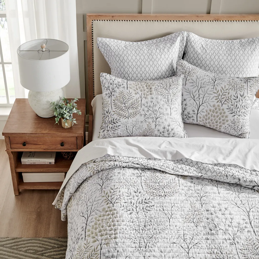 Nomalu White 2 Pc Twin/Twin XL Quilt Set - Thumbnail - Image 5