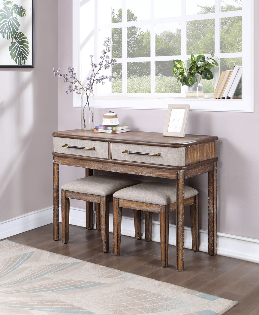 Noralae Brown Sofa Table - Thumbnail - Image 9