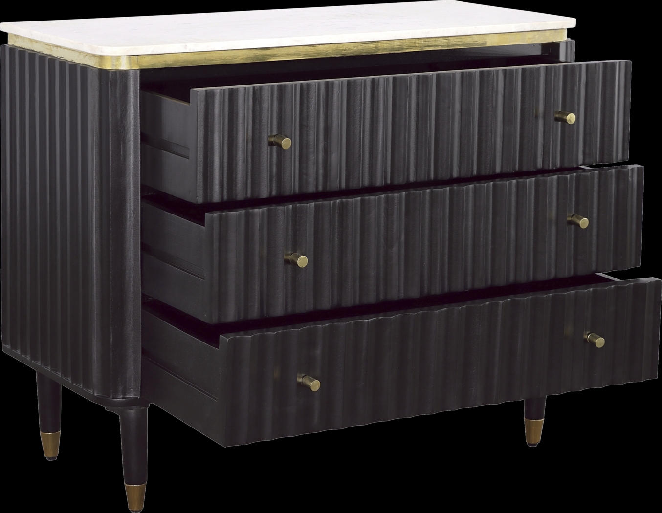 Noras Black Accent Cabinet - Thumbnail - Image 4
