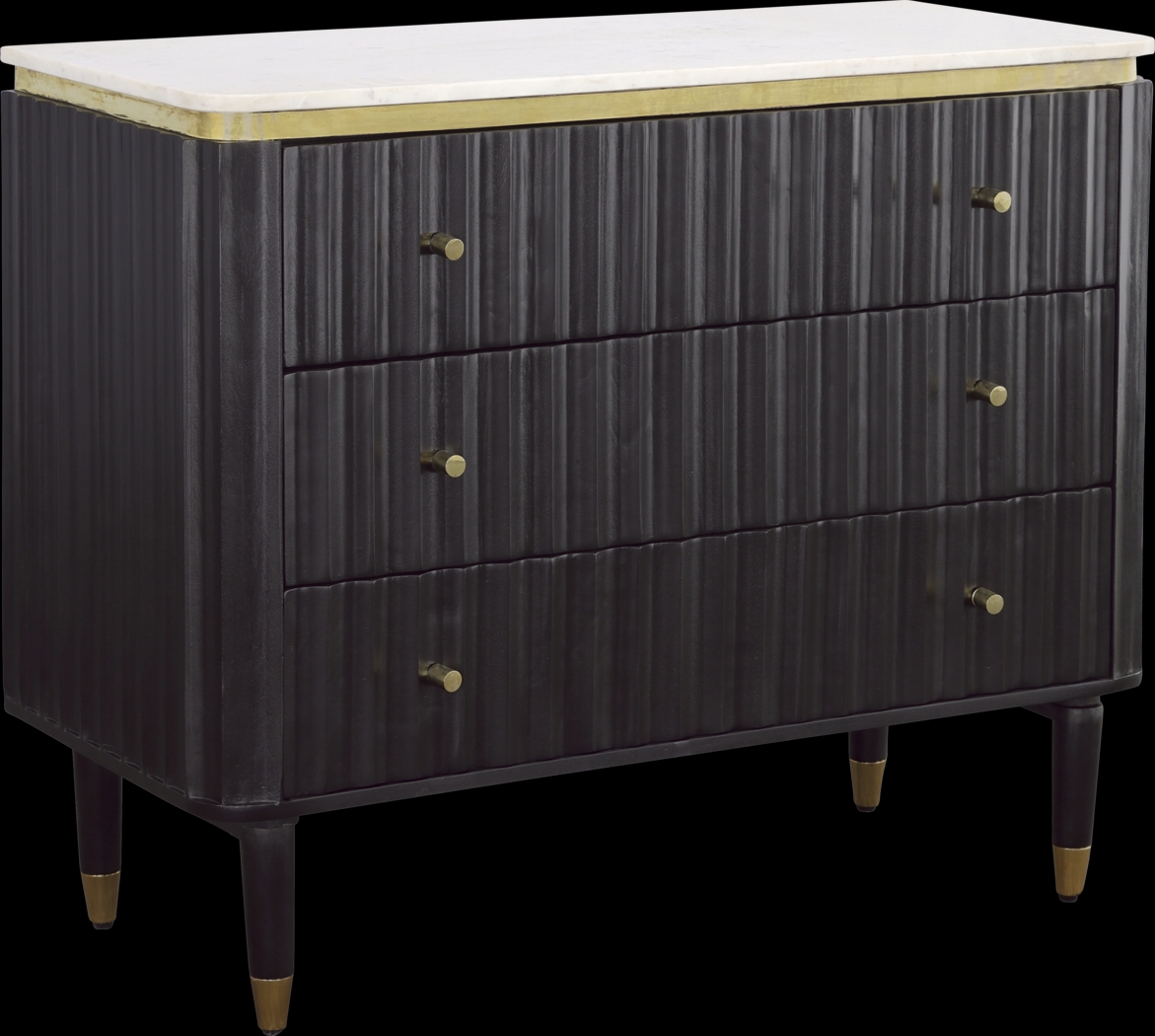 Noras Black Accent Cabinet - Thumbnail - Image 1