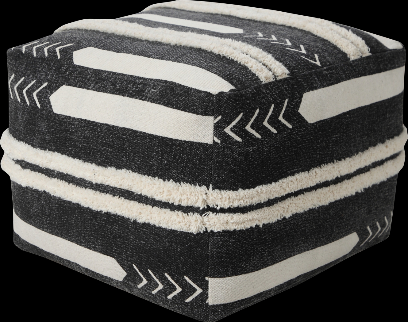 Norasen I Black Pouf - Thumbnail - Image 1
