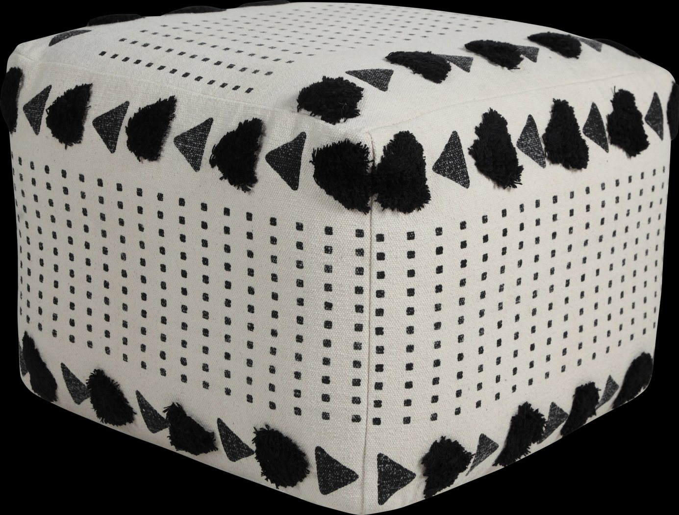 Norasen I Off White Pouf - Thumbnail - Image 1
