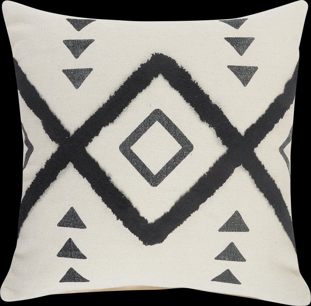 Norasen II Off White Throw Pillow - Thumbnail - Image 1