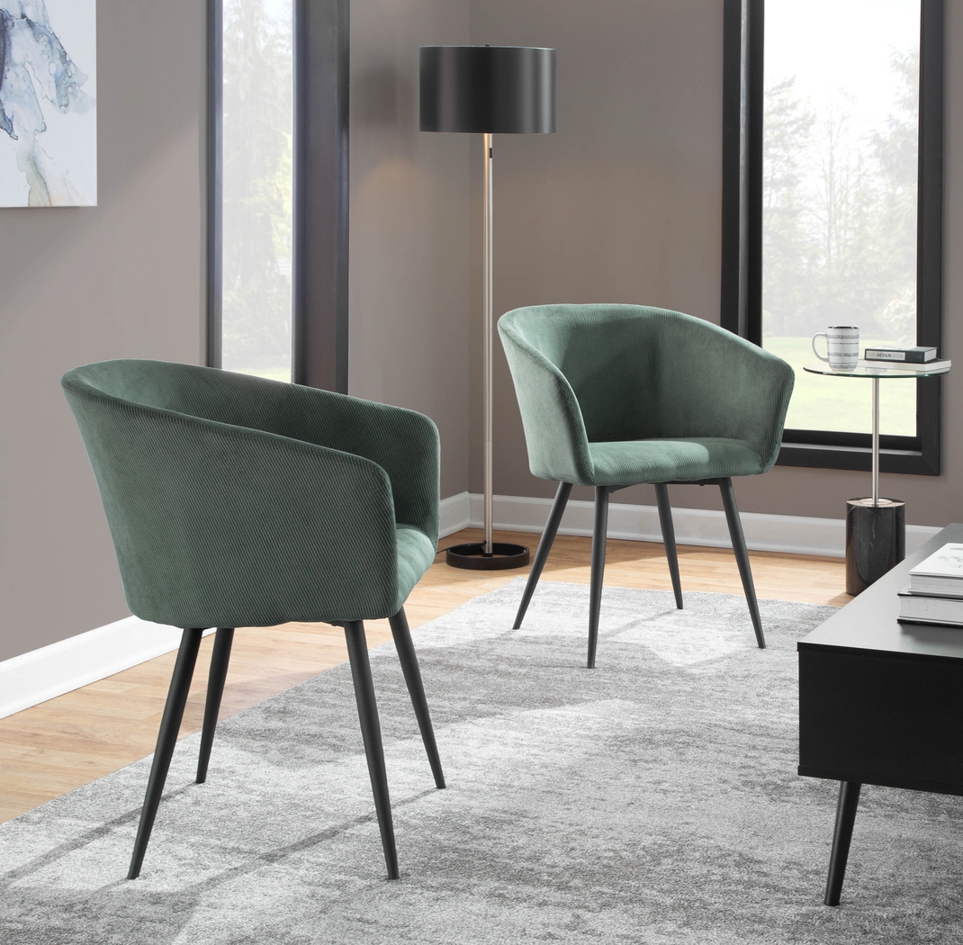 Norastel I Green Accent Chair - Thumbnail - Image 8
