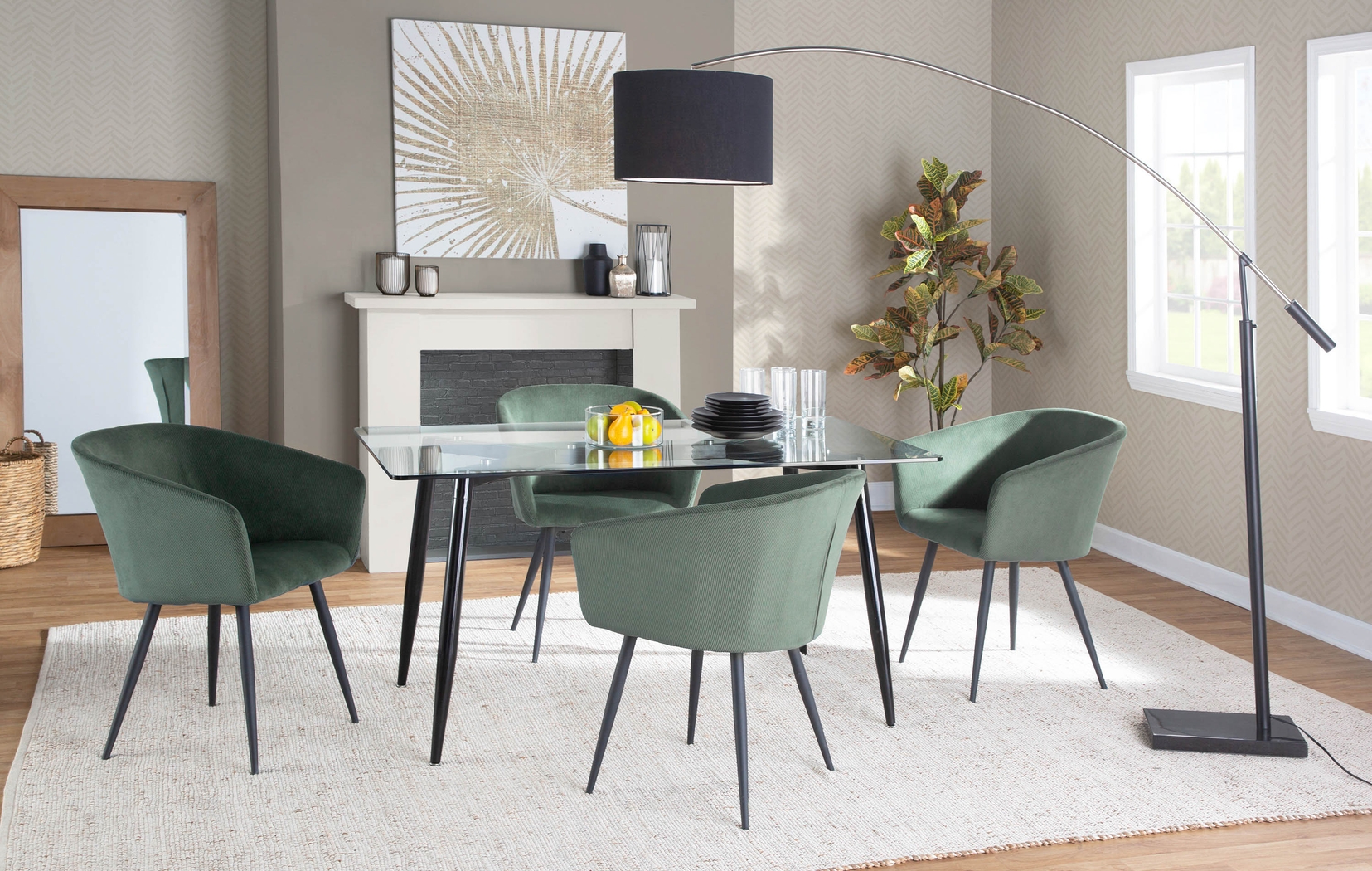 Norastel I Green Accent Chair - Thumbnail - Image 9