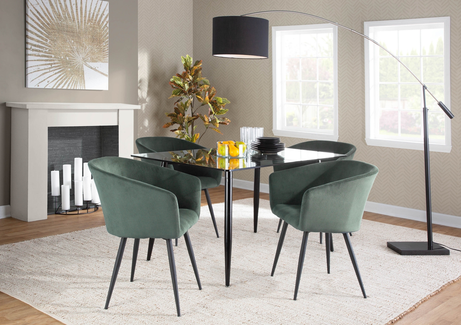 Norastel I Green Accent Chair - Thumbnail - Image 10