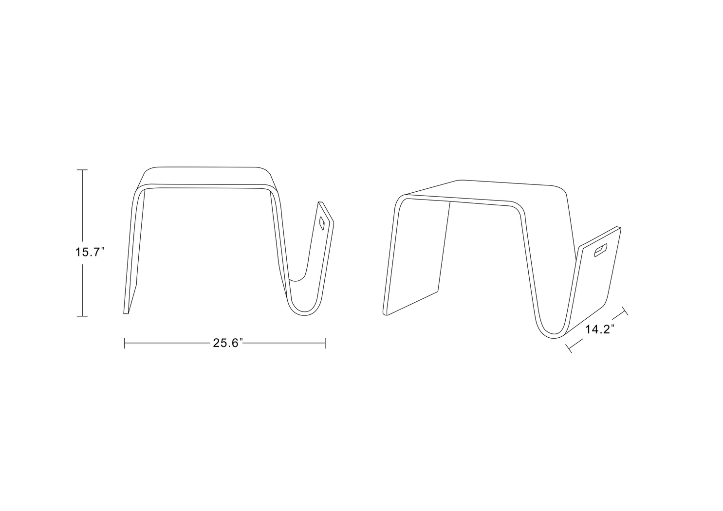 Norbury Black End Table - Thumbnail - Image 3