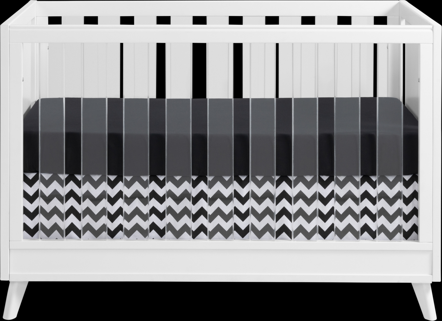 Norbury White Convertible Crib - Thumbnail - Image 2