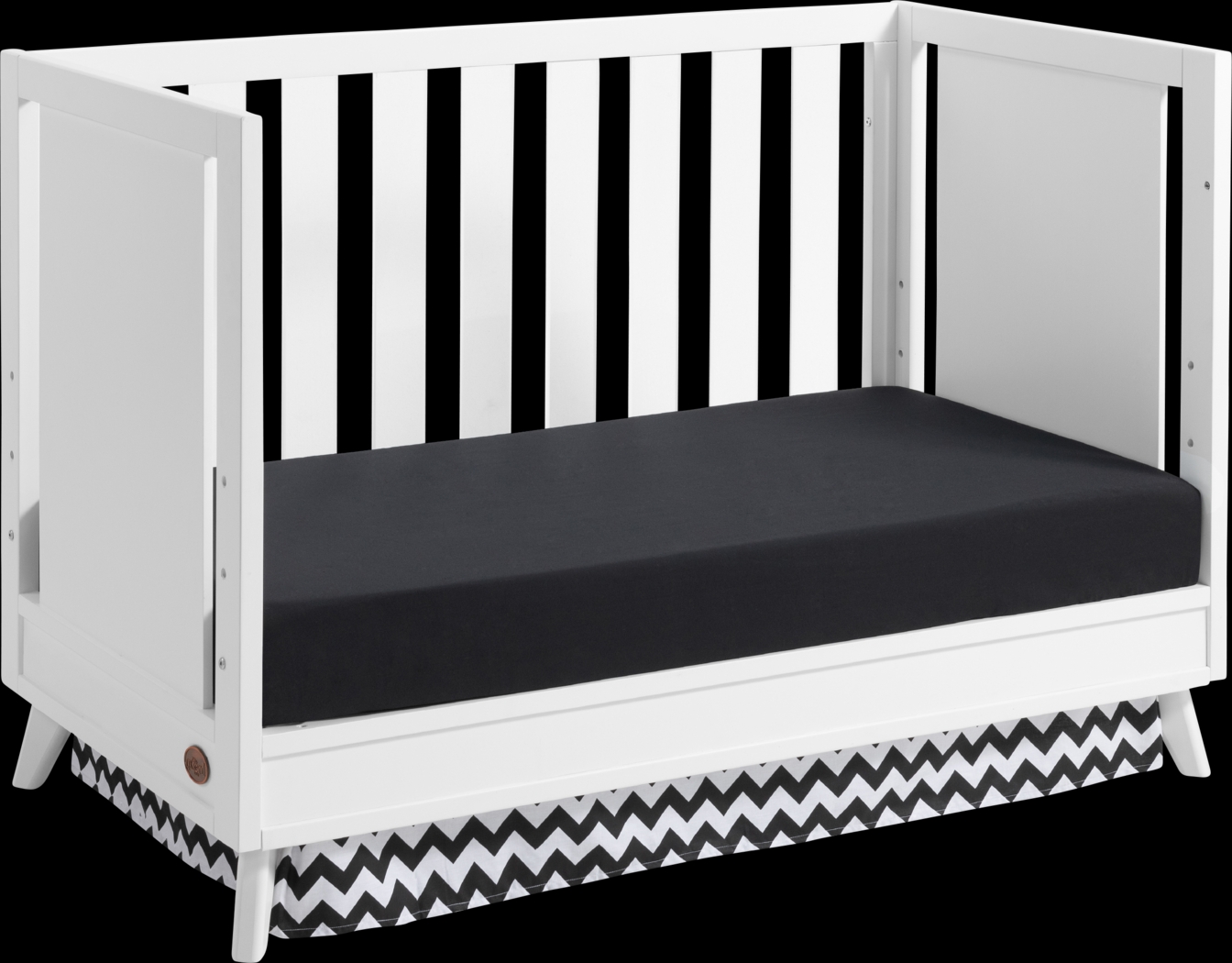 Norbury White Convertible Crib - Thumbnail - Image 3