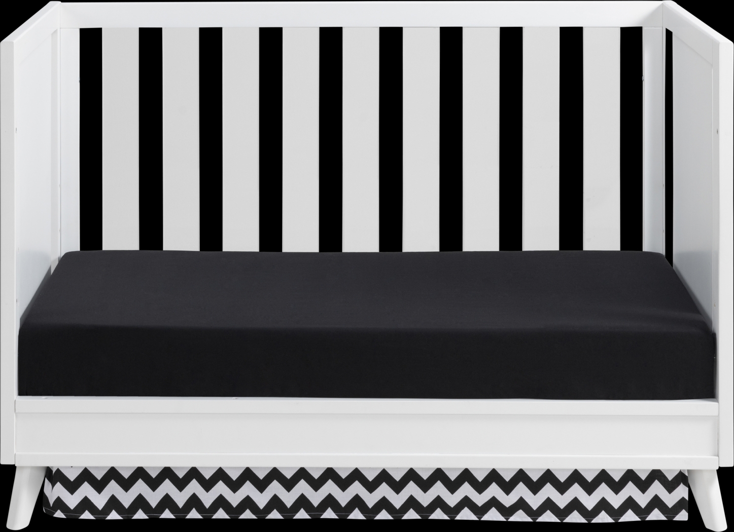 Norbury White Convertible Crib - Thumbnail - Image 4