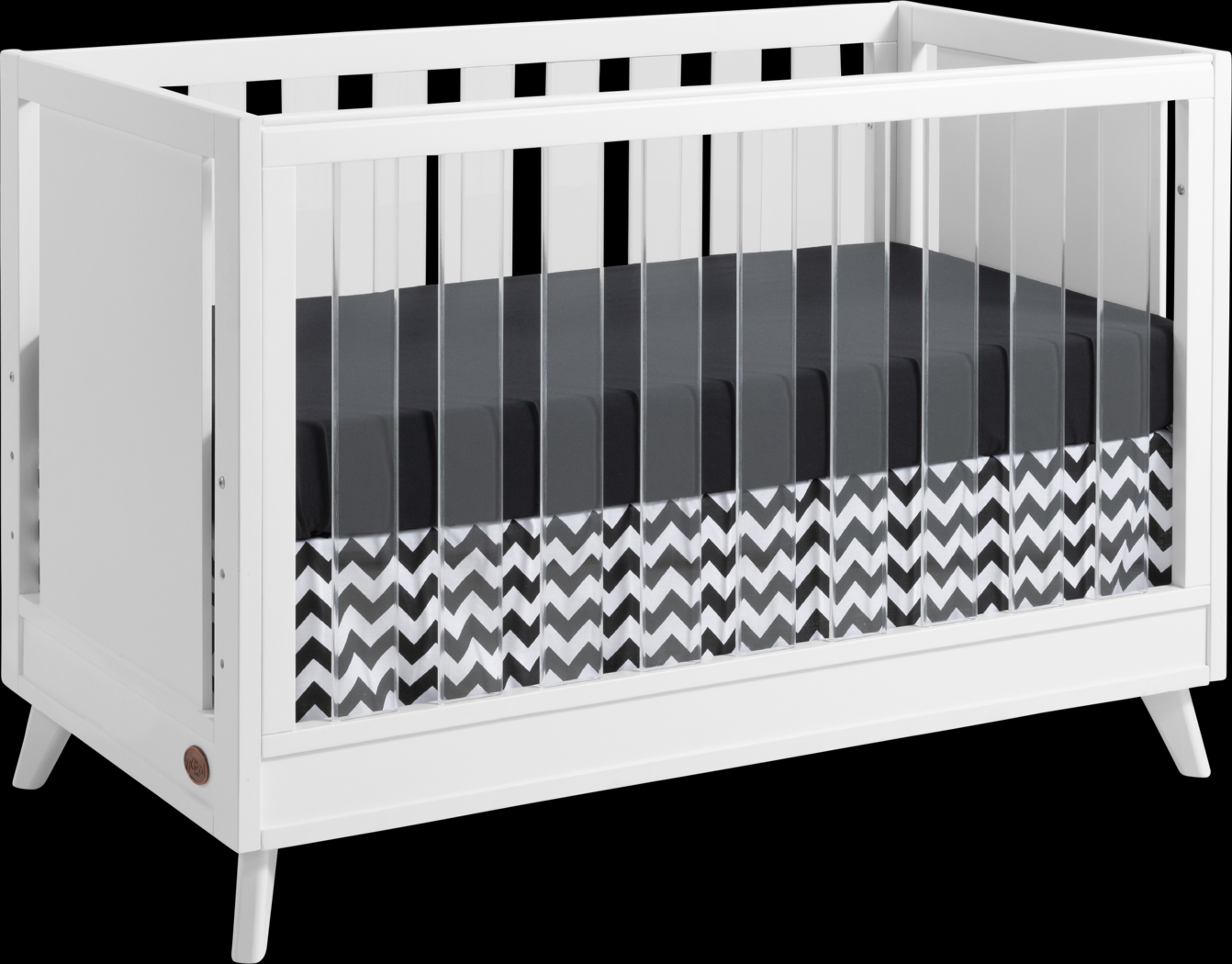 Norbury White Convertible Crib - Thumbnail - Image 1