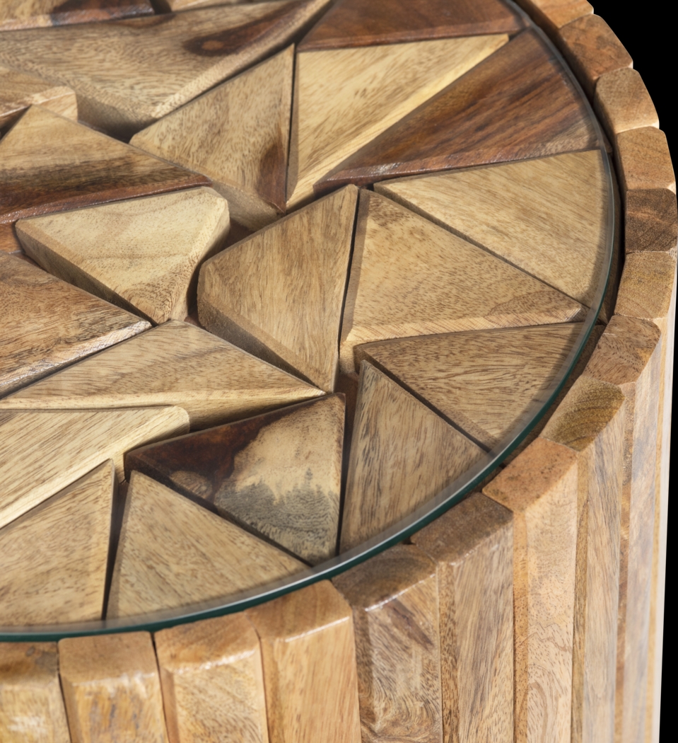 Norchid Brown Accent Table - Thumbnail - Image 2