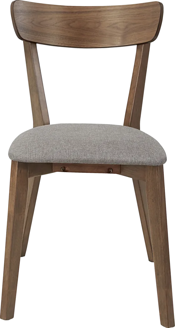 Nordhoff Brown Side Chair, Set of 2 - Thumbnail - Image 2