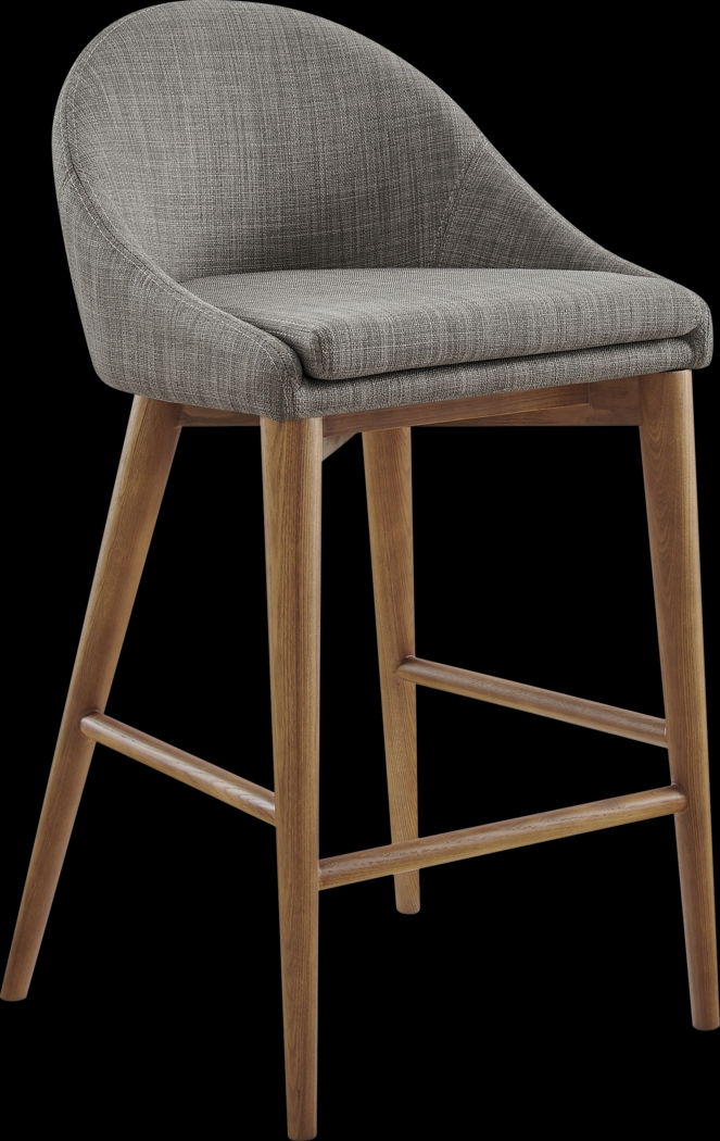 Nordonna Dark Gray Counter Stool - Thumbnail - Image 2