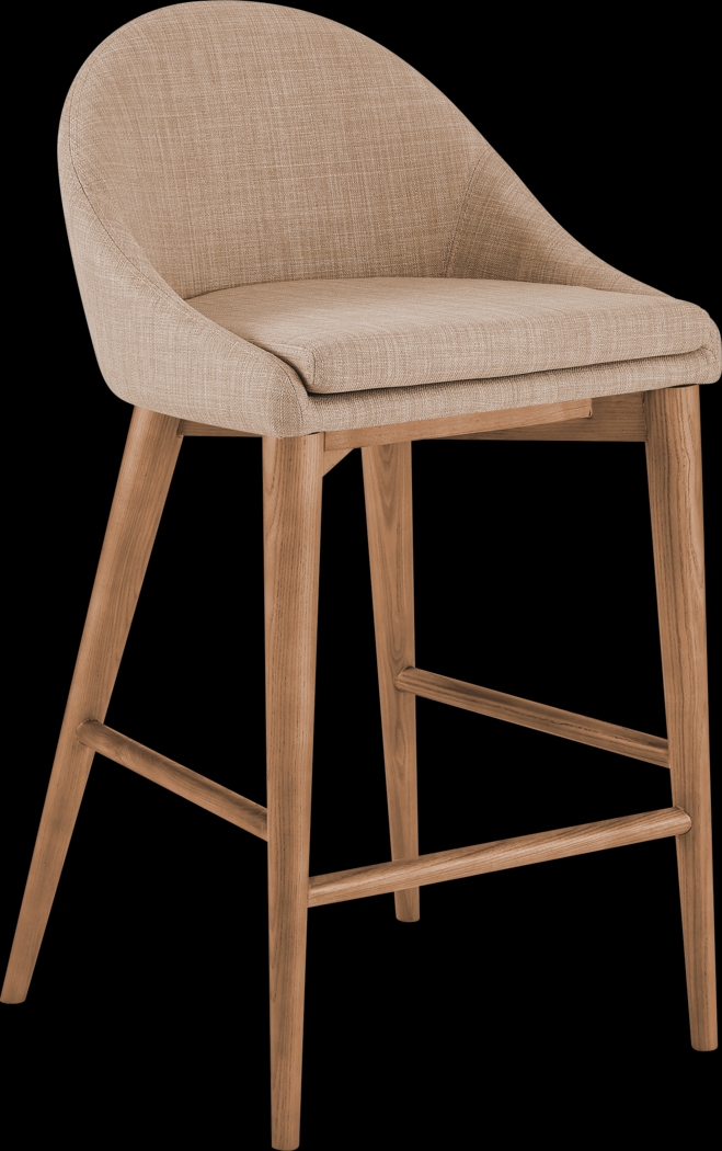 Nordonna Tan Counter Stool - Thumbnail - Image 1