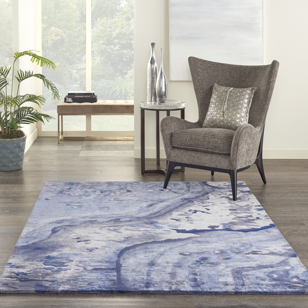Noreo Blue 5'6 x 7'5 Rug - Thumbnail - Image 2