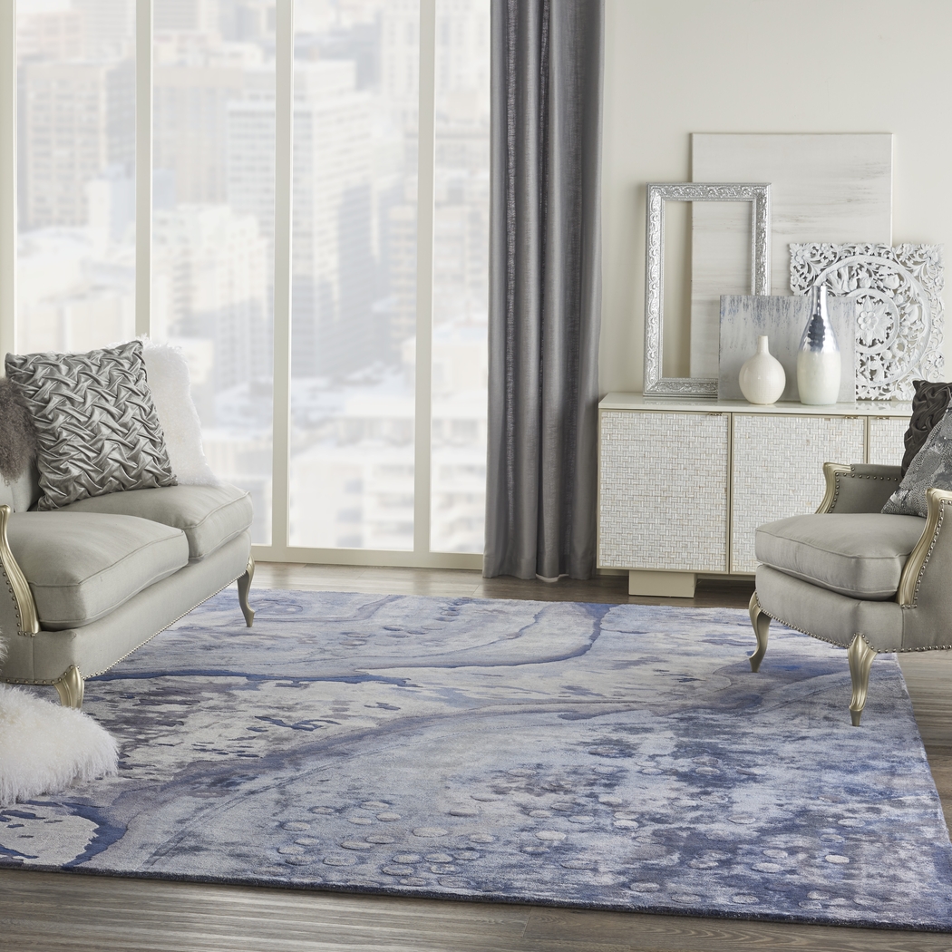 Noreo Blue 8'6 x 11'6 Rug - Thumbnail - Image 7