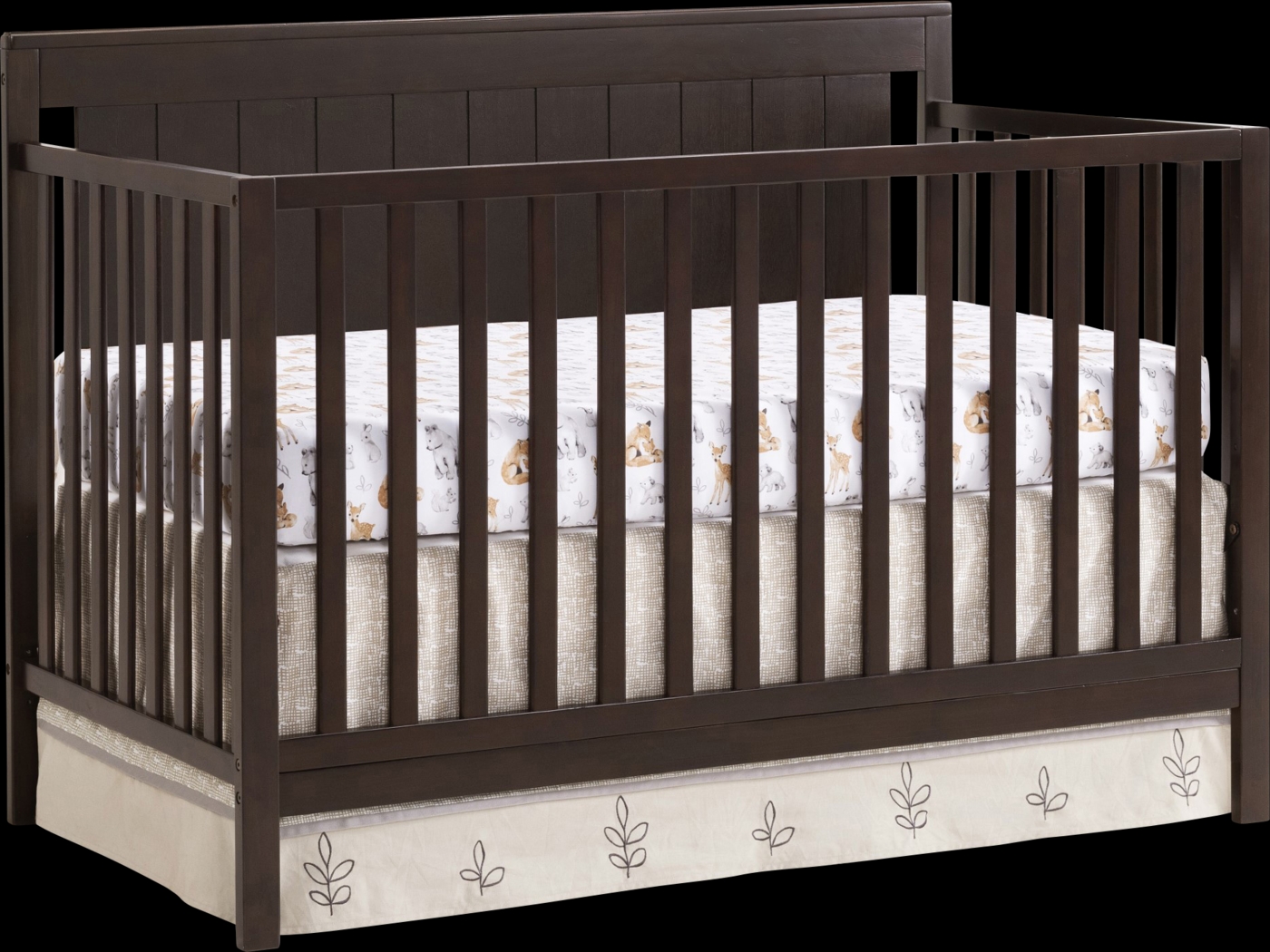 Norian Espresso Convertible Crib - Thumbnail - Image 1